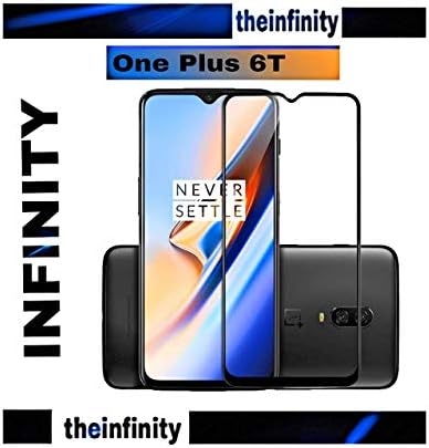 SuperdealsForTheinfinity Full Glue Edge-Edge 6D Tempered Glass Screen Protector for One Plus 6T 2018 (Black)