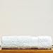 Luxury Hotel & Spa Towel Turkish Cotton & Bamboo Rayon (White, Bath Towel  - Set of 4)