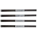 Nicholson 4 Piece Thread Repair File Set, Single Cut, Square Shape, Fine, 8-3/8" Length