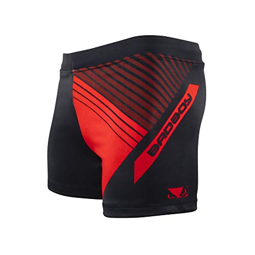 Bad Boy Hyperflow Polyester Competition MMA Mixed Martial Arts Vale Tudo Shorts (Red - Large) - Thumbnail 7