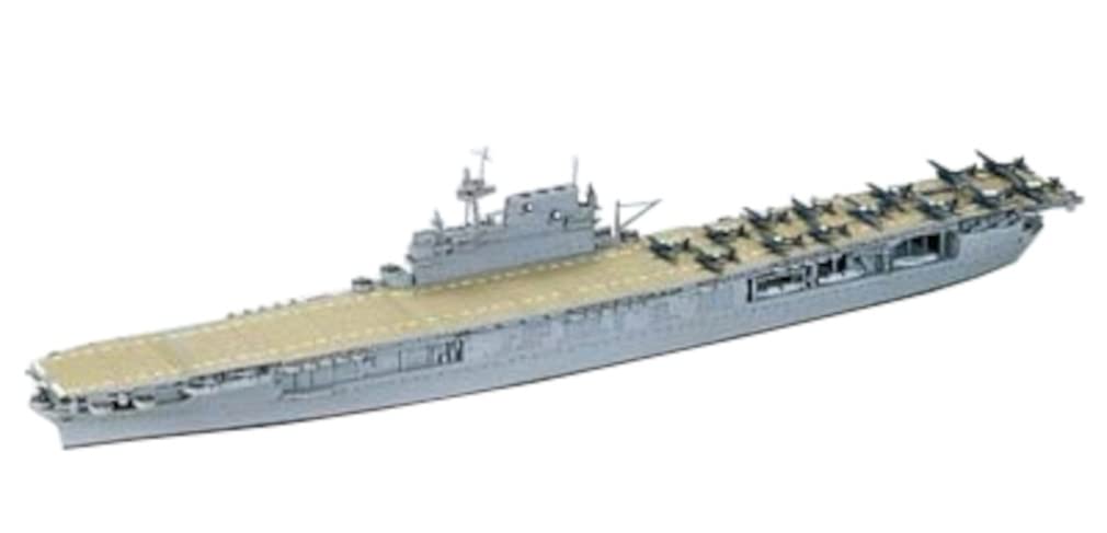 TAMIYA 77514 Vehicle 1:700 US Enterprise Aircraft Carrier WL, Model Building, Plastic Kit, Crafts, Hobby, Gluing, Plastic Kit, Multicoloured, S