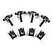 Amazicha Black Hard Bags Theft Deterrent Saddlebag Saddle bag Locks Mounting Bolts Screws Hardware for Harley Davidson Touring 1993-2019
