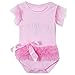Infant Kids Baby Girls Romper Jumpsuit Bodysuit Clothing Outfits Pink Set 0-24M