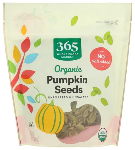 365 BY WHOLE FOODS MARKET, ORGANIC PUMPKIN SEEDS, 8 OUNCE