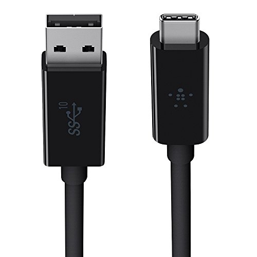 Belkin 3.1 USB-A to USB-C Cable, 1 metre (3 feet), Black