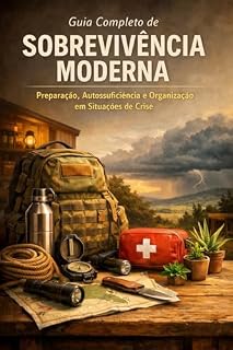 Livro Guia Completo de Sobrevivência Moderna: Estratégias Práticas de Preparação, Autossuficiência e Segurança para Tempos Incertos
