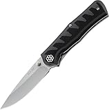 CRKT Ruger Crack-Shot Compact EDC Folding Pocket Knife: Assisted Opening Everyday Carry, Plain Edge Blade, Fire Safe Thumb Stud, Locking Liner, Textured Non Slip Handle, Pocket Clip R1205
