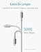Anker 3.3ft Premium Nylon Lightning Cable [2-Pack], Apple MFi Certified for iPhone Chargers, iPhone Xs/XS Max/XR/X / 8/8 Plus / 7/7 Plus / 6/6 Plus / 5s, iPad Pro Air 2, and More(Silver)