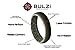 BULZi Wedding Bands, USA Lifetime Replacement, Massaging Comfort Fit Silicone Ring with Airflow, Men and Women Rings Breathable Comfortable Work Safety (Slate 6mm, Size 10 - (6mm Width Band))
