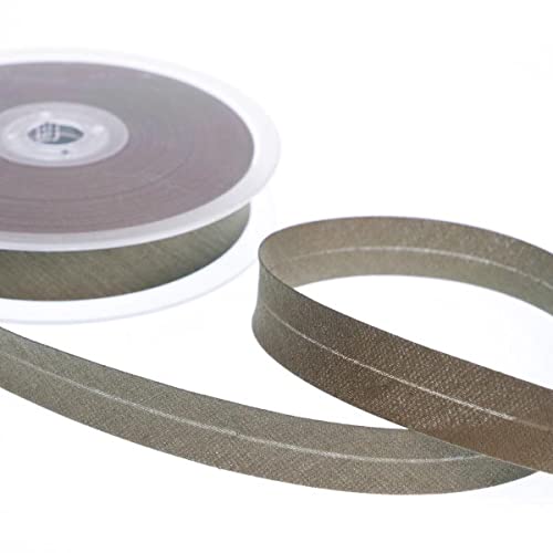 Realm Bias Binding Centre Fold Polycotton 18mm/30mm 5 Metres (Sage, 30mm)