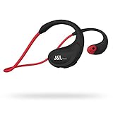 J&L-200 Swan Bluetooth Earbuds, Sports Wireless Headphones (Bluetooth V4.1, Sweat-proof ,CVC 6.0, Noise Isolating) (Red)