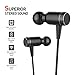 Bluetooth Headphones, Charlemain Wireless Magnetic Earbuds Stereo Noise Cancelling Sweatproof In-Ear Earphones Gym Running Workout Sports Headsets with Mic for iPhone X/8/7 Plus Samsung Galaxy S7 S8