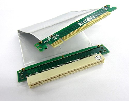 PCI-E Express16X Riser with Silver Flex High Speed Cable