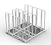 EVERIE 18/8 Stainless Steel Sous Vide Weights Rack with 7 Dividers for Sous Vide Even Heating, Compatible with Rubbermaid, Cambro, Everie 12 Quart Container, No Float