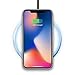 Wireless Charger, BEZALEL Qi Wireless Charging Pad for All Qi Devices: iPhone 8, 8 Plus, iPhone X, Samsung Galaxy S9 S9+ S8 S8+ S7 S6 Edge, Note 8 5, LG G6 V30 [Sleep Friendly] No AC Adapter - White