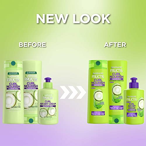 Garnier Fructis Curl Nourish Sulfate Free Moisturizing Shampoo