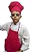 CHEFSKIN Hot Pink Fuchsia Chef Mushroom Hat Adults Adjustable