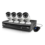 Swann SWNVK-874004-US 8CHANNEL 4MP NVR W/2TB HDD Expandable Surveillance System, Black