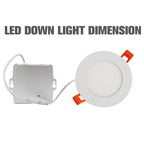 Dimmable Slim Led Downlight OOOLED 4 Inch 9W (65W Equivalent) ETL Listed 600LM 3000K Junction Box Recessed Lighting 4 Pack - Thumbnail 2