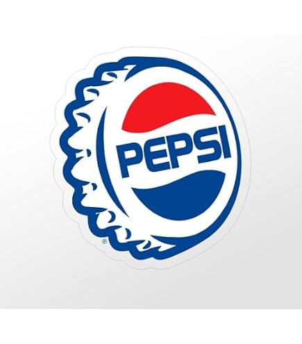 Amazon.com: CafePress 90S Pepsi Logo Cap Small Die Cut Sticker, 3