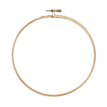 Darice Bulk Buy DIY Wooden Embroidery Hoops Round