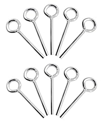 Aienxn 10pcs Silver 5/32 inch Standard Hex Dogging