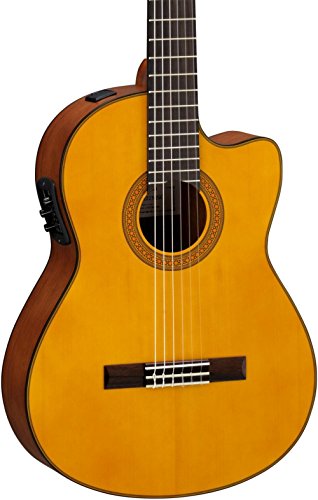 Yamaha CGX122MSC Classical Acoustic-Electric Guitar, Solid Spruce Top