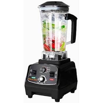 Wantjoin Professional Blender Countertop Blender Kitchen Blender Food Mixer 2200w High Power Home And Commercial Blender With High Speed Built In