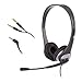 Cyber Acoustics Stereo Headset, Headphone with Microphone, Great for K12 School Classroom and Education (AC-204) primary