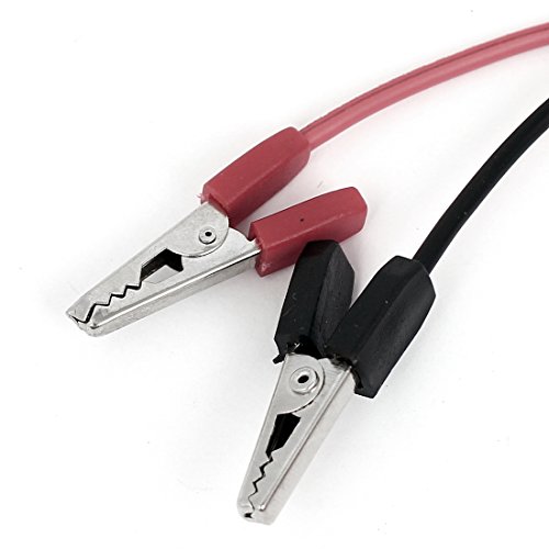 uxcell Double-ended Test Lead Alligator Crocodile Clip Clamp Jumper Cable 5Ft