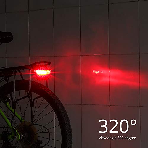 Electric Bike Taillight, Electric Bicycle Rear Carrier Safety LED Tail