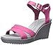 crocs Women's Leigh II Ankle Strap Wedge Sandal