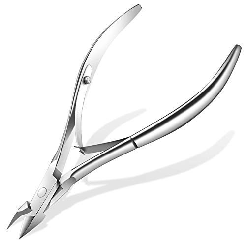 Cuticle Trimmer Cuticle Nippers - Cuticle Remover Professional Cuticle Cutter Stainless Steel Cuticle Scissors Nail Clippers Pedicure Manicure Tools by INFELING - Thumbnail 7