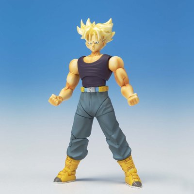 Dragonball Z BanDai Hybrid Action Mega Articulated 4 Inch Action Figure Super Saiyan Trunks