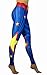 Activewear Wonder Woman Yellow Star Leggings Yoga Pants Compression Tights