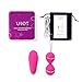 Ben Wa Balls Remote Control Vibrator Dual Kegel Balls 10 Speeds Remote Control Waterproof for Women Rechargeable Vaginal Vibrating Bullet for Bladder Control Pelvic Floor Tighten Clitorals Stimulato