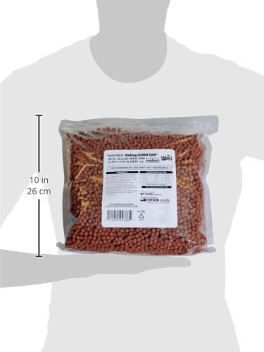 Hikari 2.2-Pound Sinking Cichlid Gold Pellets for Pets, Medium