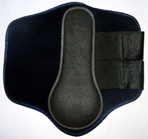 Amidale HORSE BRUSHING BOOTS EQUESTRIAN NEOPRENE AND RUBBER BNWT (COB/MEDIUM, BLACK)