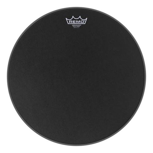 Remo Ambassador Black Suede Drumhead, 16"