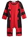 A&J Design Baby Boys' Deadpool Long Sleeve Romper Costume