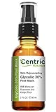 Glycolic Acid Peel 30% - Large 2 OZ Value Size - Elrique Naturals Glycolic Peel Mask - Glycolic Peel 30 With Moroccan Rosewater