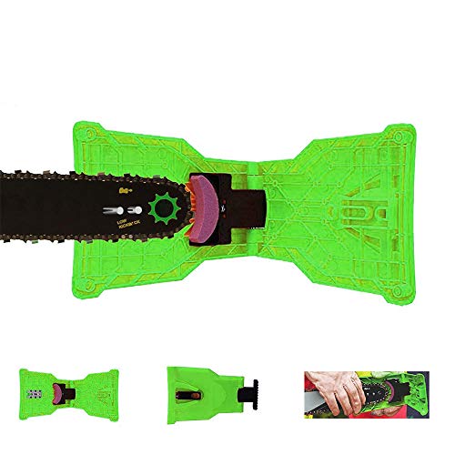 Yeshom Chainsaw Sharpeners Accessories, Chainsaw Parts Chain Saw Accessories Fit for 14/16/18/20 Inches Chain Saw Bar with Twin Holes (#Green) - Thumbnail 3