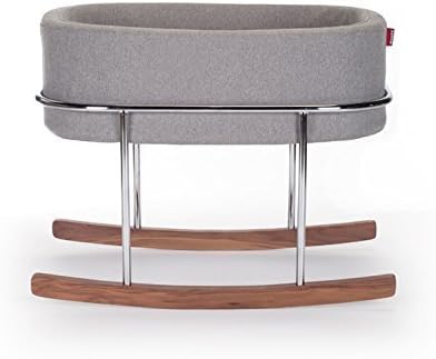 Monte Design Rockwell Bassinet Modern (Heather Grey Basket) by Monte