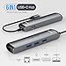 iTeknic USB C Hub, 6-in-1 USB C Adapter with 4K USB C to HDMI, Ethernet Port, USB PD Charging Port, 3 USB 3.0 Ports, for MacBook Pro, ChromeBook, XPS, Galaxy and Other USB C Devices