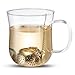 Accmor Tea Infuser - Stainless Steel Loose Leaf Tea Strainer with Chain and Drip Trays - Tea Filters for Rooibos, Green tea and Oolong Tea-4 PCS Teapot Infuser Gift Set for Cup, Mug and Pitcher
