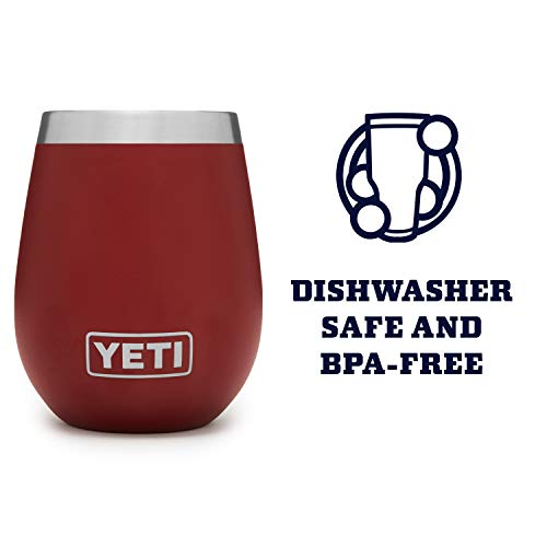 YETI Rambler 10 oz Wine Tumbler, Vacuum Insulated, Stainless Steel, 2