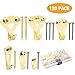MANGZ Picture Hangers, Picture Hanging Kit,120 Pieces Picture Photo Frame Hooks for Heavy Duty Picture Frame Hanging with Wall Mounting Nails Supports 10-100 lbs Box Included
