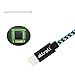 aLLreli Nylon Braided Lightning Sync & Charge USB Cable for iPhone 6, 6 Plus, 5S, 5C, 5, iPad 4, Air, Air 2, Mini, Mini 2, Mini 3, iPod 5th, Nano 7th Generation - Black