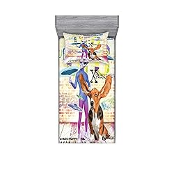 Ambesonne Outer Space Fitted Sheet & Pillow Sham