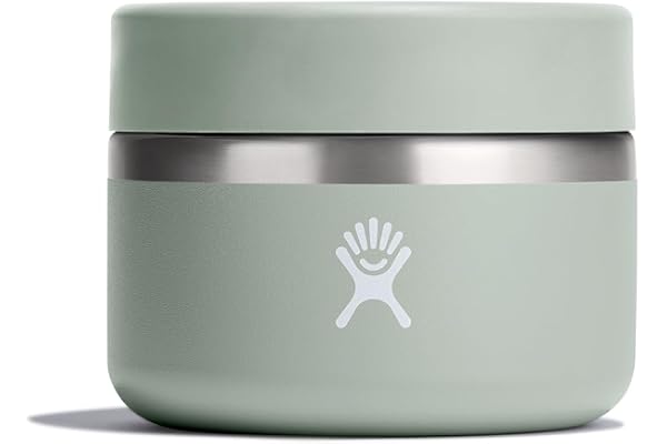 Hydro Flask 12 Oz Stainless Steel Insulated Food Jar, Leakproof and Dishwasher Safe, BPA-Free, Agave Green